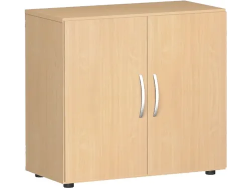 kantoorkast met openslaande deuren HxBxD 752x800x420mm hout beuken