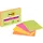 Memoblok 3M Post-it 6845 Super Sticky 203x152mm assorti Big Notes