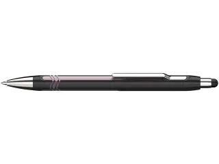Balpen Schneider Epsilon Touch Blauwschrijvend, Huls Zwart/roze - 3