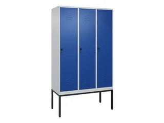locker voor scheiding van kleding,HxBxD 2120x1200x500mm,3vak - 1