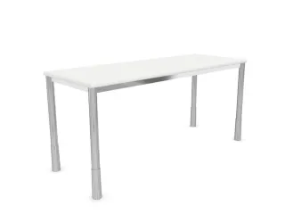 In hoogte verstelbaar bureau,HxBxD 720-840x1600x600mm,Bl-wit - 2