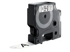 Labeltape Dymo 16954 D1 S718050 19mmx3.5m nylon zwart op wit