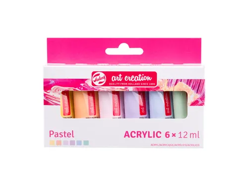 Acrylverf Talens Art Creation pastel assorti 6 tubes à 12ml