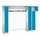 personeelsgarderobe draaigr. 1950x2250x500mm 3x5 vakken 300mm RAL5012