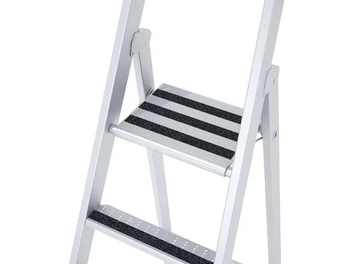 veiligheidsladder,eenzijdig,3treden m. R13-laag,Stand H 0,8m