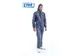 Pp non woven Coverall met pe coating Maat XL Blauw 40 Gram 50 Stuks