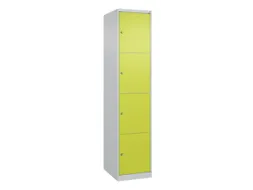 lockerkast,HxBxD 1850x400x500mm,1x4vakken,vak B 400mm,cil.-slot