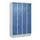 dubbeldekse locker,HxBxD 1950x1200x500mm,4x2vak.,vak B 300mm
