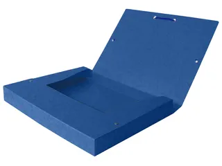 Elastobox Oxford Top File+ A4 25mm blauw - 2