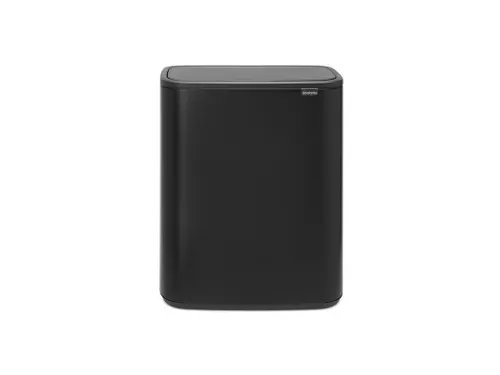 Afvalbak Bo Touch Bin 2x30 Liter Mat Zwart