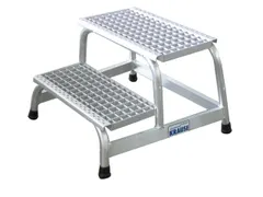 Montagetrap Aluminium H 0 4M 2Treden Incl. Platform Treden Rooster