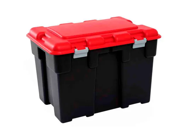 Opbergbox ‘explorer’ Zwart Rood