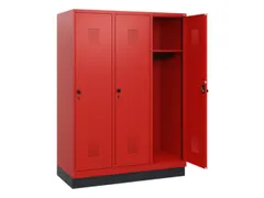 schoollocker,HxBxD 1630x1200x500mm,3vak,vak B 400mm,draaigrendel