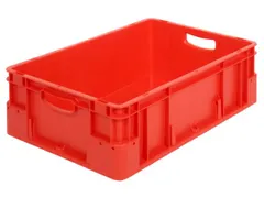 Stapelkrat Pp Hxlxb 180X600X400Mm 30L Rood