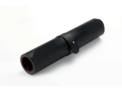 Onderlegger oprolbaar Sigel zwart-rood, 800x300x2mm imitatieleer, dubb