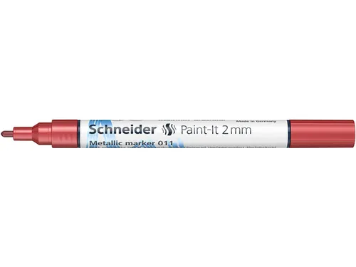 Metallic marker Schneider Paint-It 011 2mm rood metallic