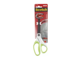 Schaar Scotch 20cm titanium met groot oog groen blister - 6