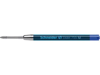 Balpenvulling Schneider Slider 755 M blauw blister - 2