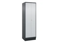 locker voor scheiding van kleding,HxBxD 1950x600x500mm,2vak