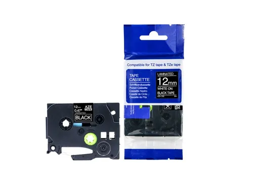Labeltape Brother Compatible Tze-335 12Mm Wit Op Zwart