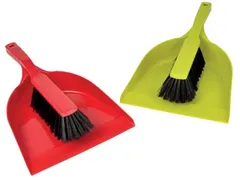 Stofblik met handveger PVC assorti kleuren