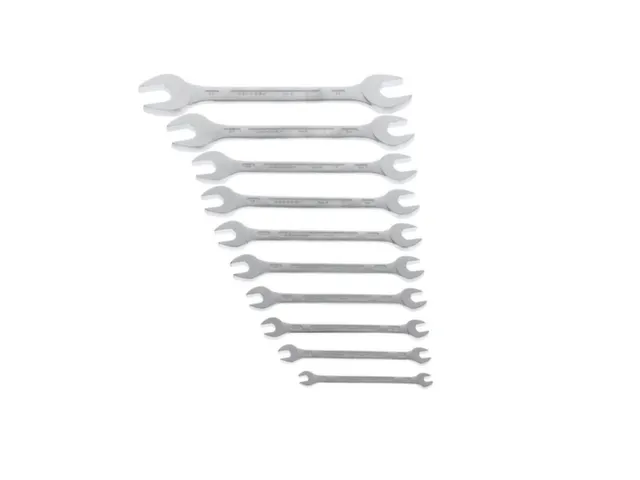 6-100 Dubbelsleutelset 10-delig 6-32mm