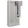 Z-garderobekast,HxBxD 1850x800x500mm,vak B 400mm,RAL7035,front RAL6011