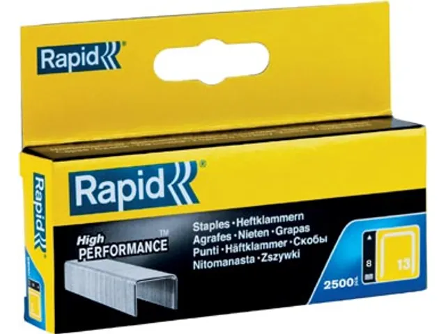 Nietjes 13/8 gegalvaniseerd 2.500 nietjes