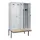 PBM-locker met bank,HxBxD 2120x1200x815mm,4vak,vak B 300mm