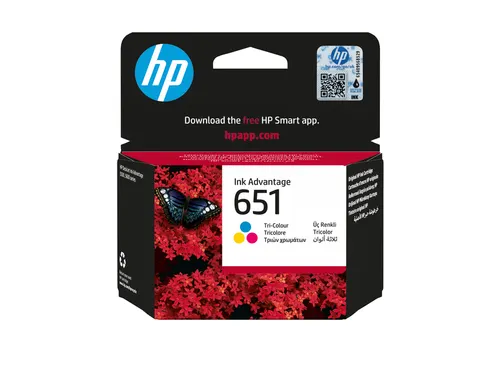 Inktcartridge HP C2P11A 651 kleur
