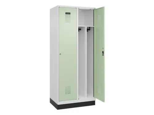 locker voor scheiding van kleding,HxBxD 1950x800x500mm,2vak