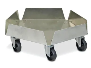 Tonroller,v. 35/100l ton,draagverm. 250kg,H 200mm,frame aluminium - 2