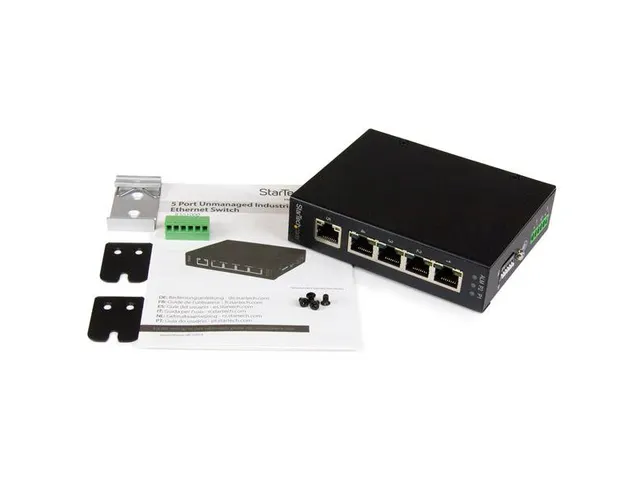 5-poorts 10/100/1000Mbps Industriële Gigabit Ethernet Swit