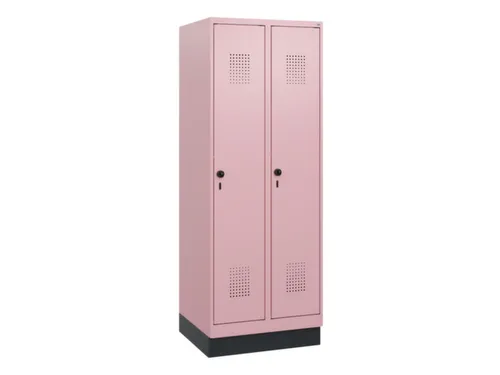 schoollocker,HxBxD 1630x600x500mm,2vak,vak B 300mm,draaigrendel,sokkel
