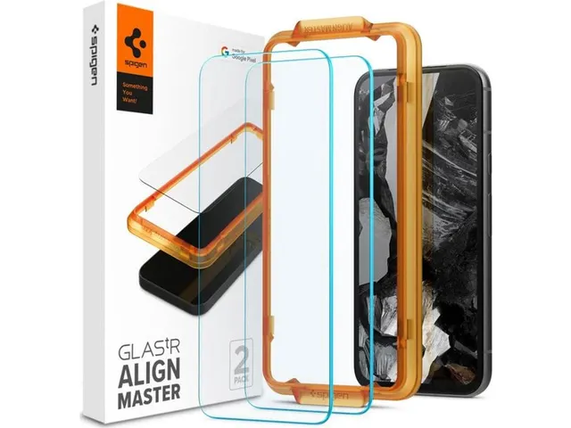 Spigen AGL07464 Schermbescherming Google Pixel 8A Glas.tR AlignMaster