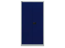 kantoorkast openslaande deuren HxBxD 1806x914x400mm Stalen Grijs Blauw