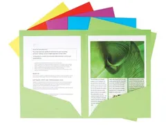 Dossiermap A4 of A3 Assorti Kleuren Capaciteit: 60 vel