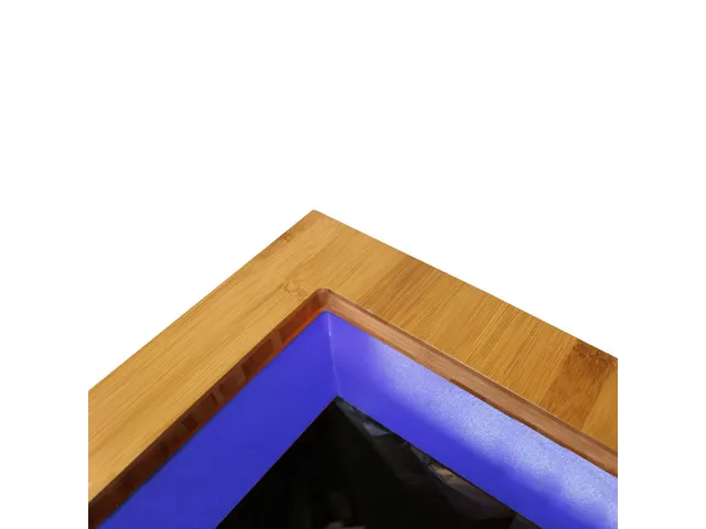 Afvalinzamelingsunit Lune Paxa Medium 34 Liter Wit Bamboe Blauw