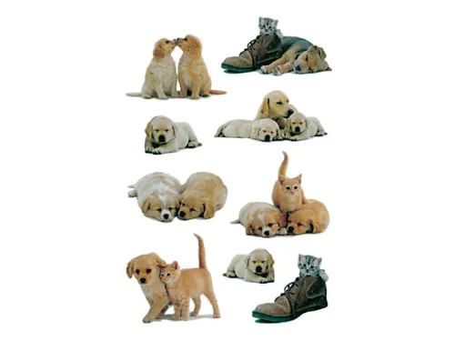 Sticker Etiket Herma 5606 Puppy's 27 stuks