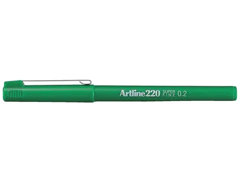 Fineliner Artline 220 rond super fijn groen