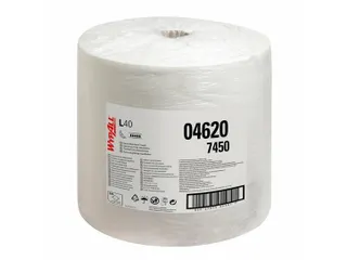 Wypall poetsdoek L40 7450 1-laags Wit 31x32cm 875st/rol - 1