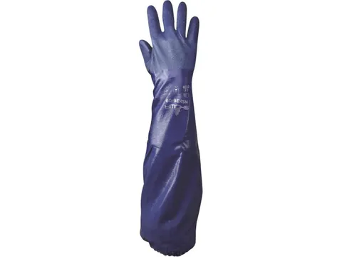 Showa NSK26 nitril handschoenen, blauw, maat M, per 72 paar