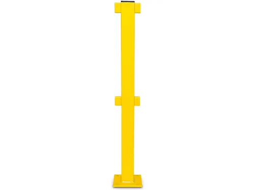 aanrijdbeschermingsplank,middenpaal,v. buiten,HxBxD 1000x70x70mm,staal