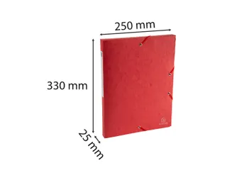 Klasseerdoos Scotten rug 25mm A4 rood - 6