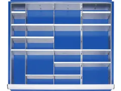 Indelingsset,M. Rasterprofiel,3Lengteverdeler/16Scheidingsplaten