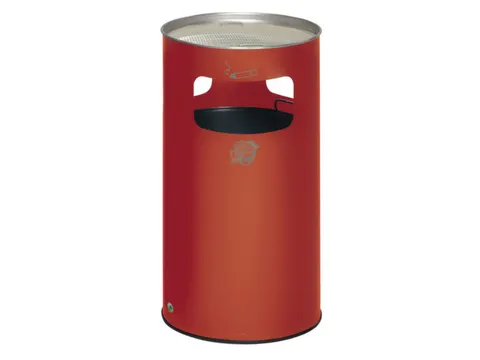 Combi-asbak Hxø 760X420Mm Rond Rood