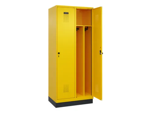 locker voor scheiding van kleding,HxBxD 1950x800x500mm,2vak