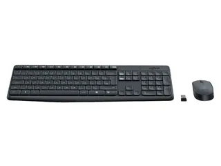 Logitech Draadloos Toetsenbord MK235 QWERTY + Compacte muis Zwart - 2