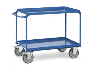Tafelwagen 4822 Staalplaat En Rand 400kg 2 Etages 1000x700mm - 1