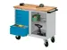 Établi Mobile Charge Maxi. 400Kg Tôle D'acier Ral7035 Façade Ral501